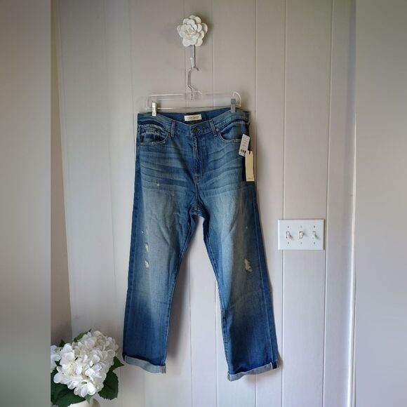 Current Elliott Womens The Boyfriend Mason Wash Size 31 NWT - Picture 2 of 10
